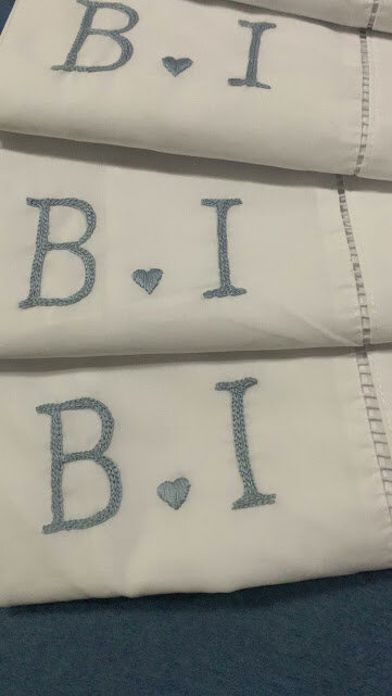 2 fronhas personalizadas - Iniciais  - Customizado