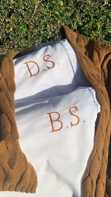 2 fronhas personalizadas - Iniciais  - Customizado