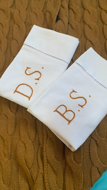 2 fronhas personalizadas - Iniciais  - Customizado