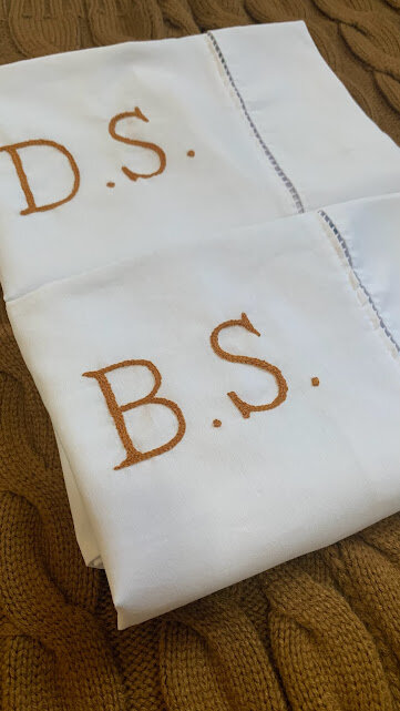 2 fronhas personalizadas - Iniciais  - Customizado
