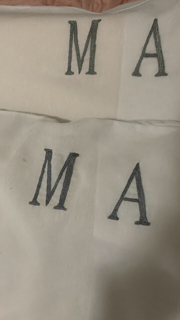 2 fronhas personalizadas - Iniciais  - Customizado