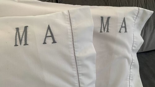 2 fronhas personalizadas - Iniciais  - Customizado