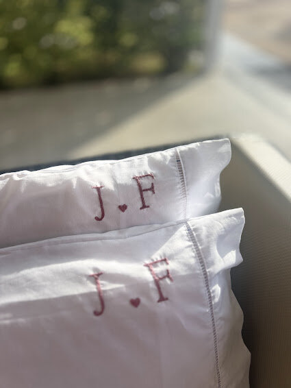 2 fronhas personalizadas - Iniciais  - Customizado