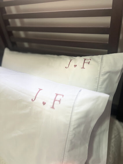 2 fronhas personalizadas - Iniciais  - Customizado