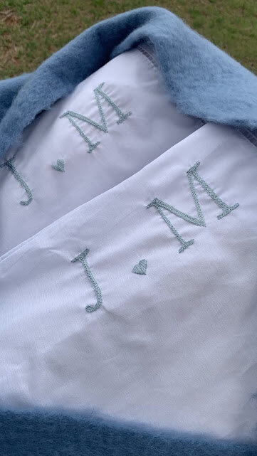 2 fronhas personalizadas - Iniciais  - Customizado