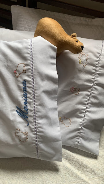 2 fronhas personalizadas - Iniciais  - Customizado