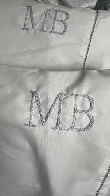 2 fronhas personalizadas - Iniciais  - Customizado