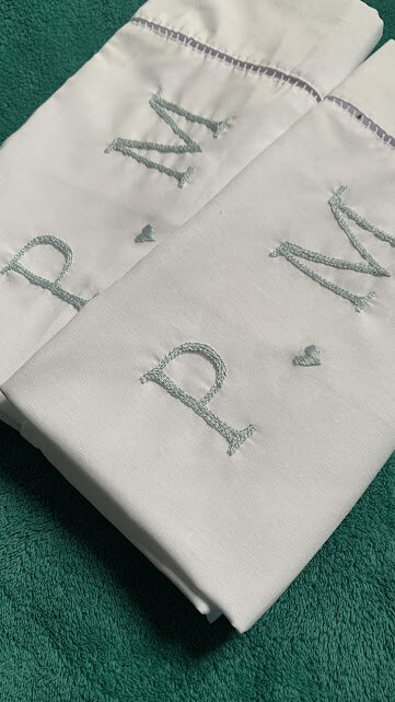 2 fronhas personalizadas - Iniciais  - Customizado