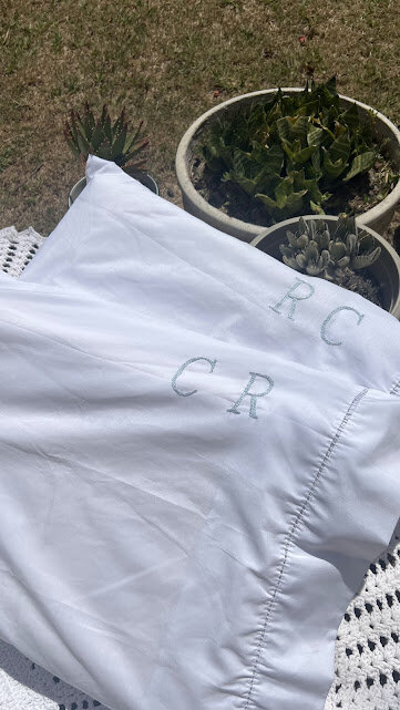 2 fronhas personalizadas - Iniciais  - Customizado