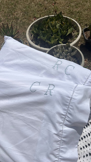 2 fronhas personalizadas - Iniciais  - Customizado
