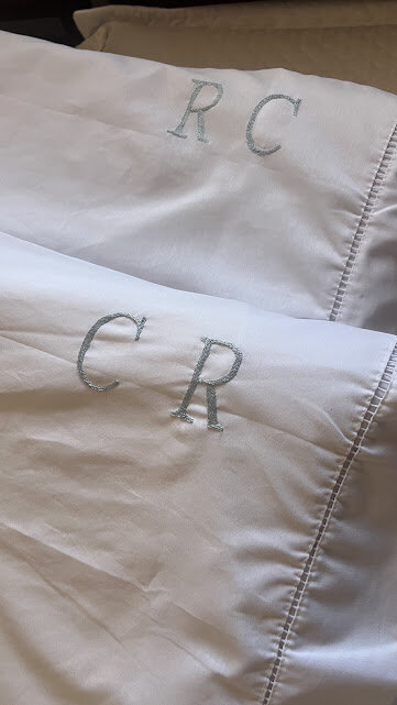 2 fronhas personalizadas - Iniciais  - Customizado