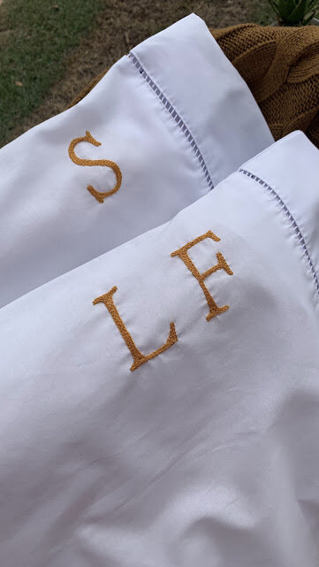 2 fronhas personalizadas - Iniciais  - Customizado