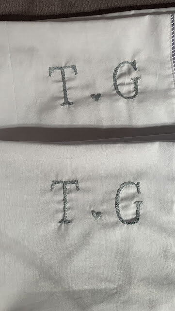 2 fronhas personalizadas - Iniciais  - Customizado