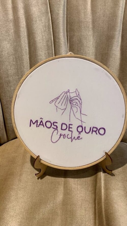 Bordado em Bastidor - Logo para empresas