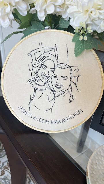 Bordado a partir de fotografia - eternize seus momentos