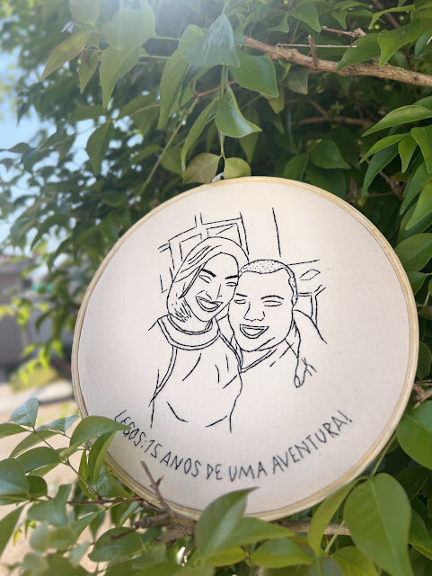 Bordado a partir de fotografia - eternize seus momentos
