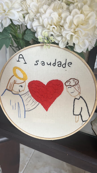 Bordado a partir de desenho das crianças - eternize as lembranças