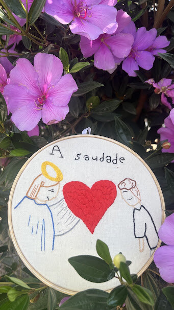 Bordado a partir de desenho das crianças - eternize as lembranç