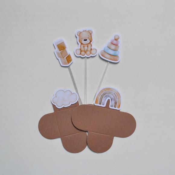 Ursinho Forminhas + Toppers