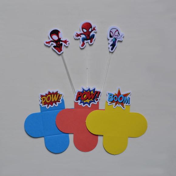 Spidey Forminhas + Toppers