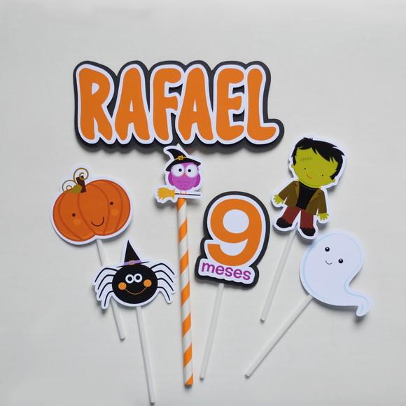 Topo de Bolo Halloween