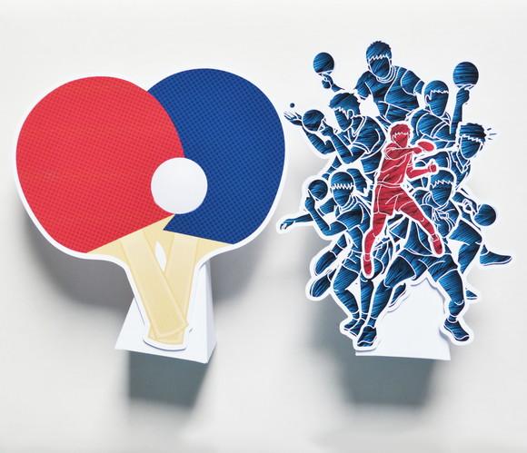 Totem de Mesa Ping Pong