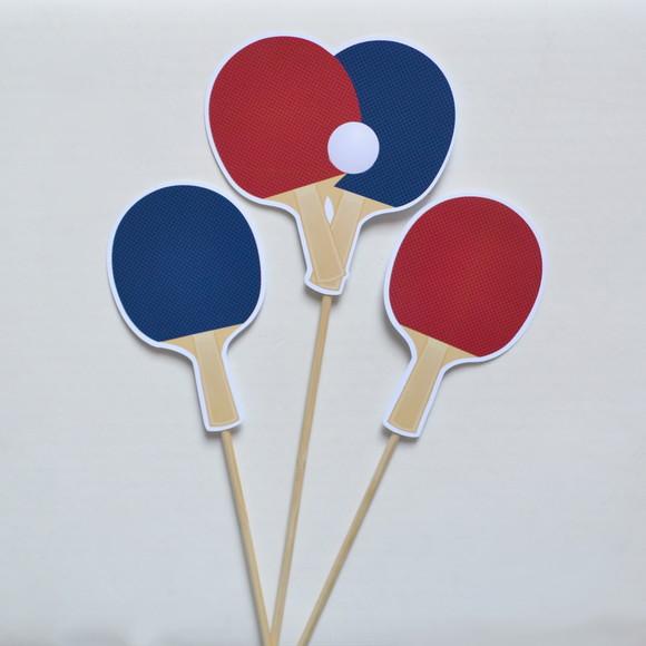 Palitões Decorativos Ping Pong - 10 Unidades