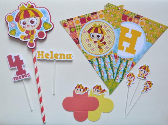 Kit Festa Personalizada Emília | Decoração Infantil Criativa