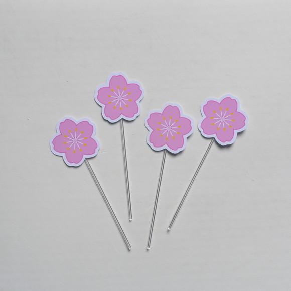 Topper de Doces Flor de Cerejeira