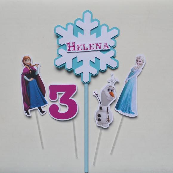 Topo de Bolo Frozen
