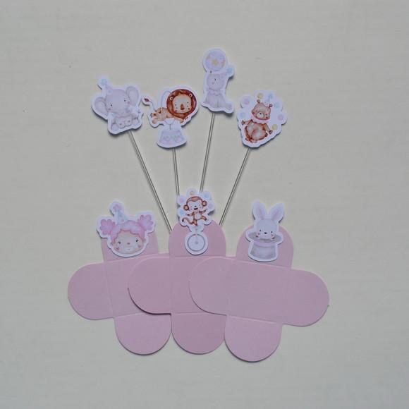 Forminhas + Toppers Circo menina