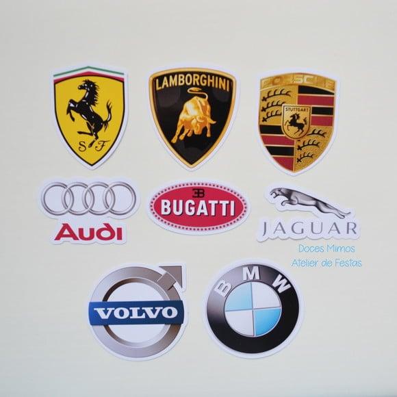 Apliques Símbolos Carros Esportivos