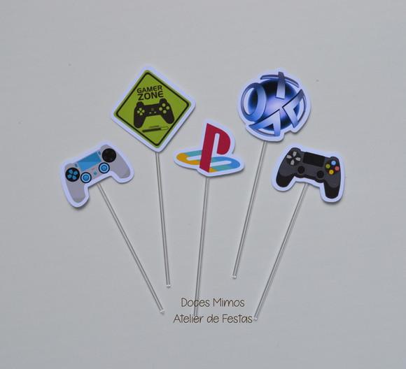 Topper de Doces Playstation