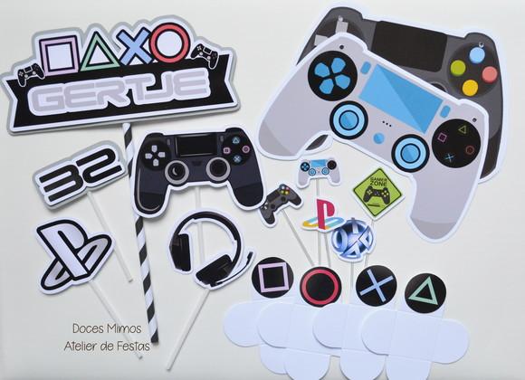 Kit Festa PlayStation Personalizado | Tema Gamer Infantil
