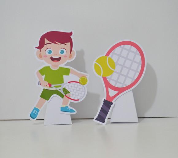 Totem de Mesa Jogo de Tênis
