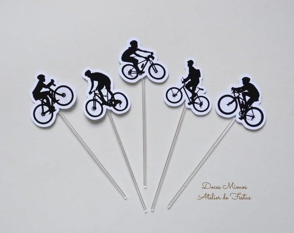 Topper de Doces Bicicletas