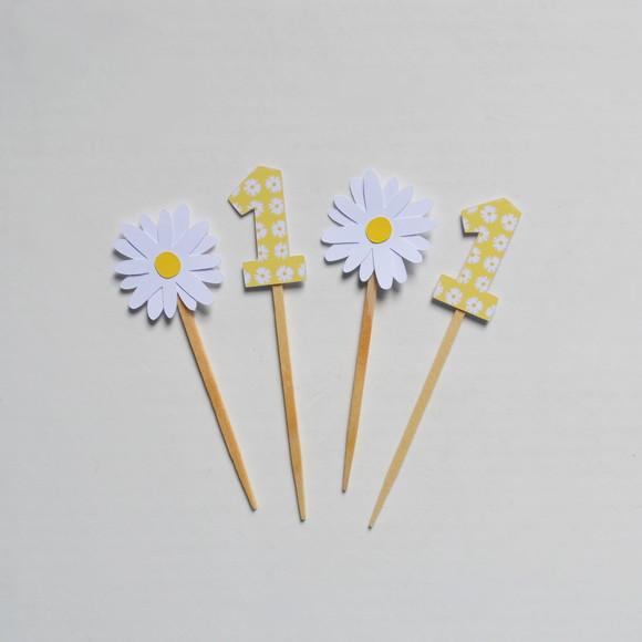 Topper de Doces Margaridas (20 Unidades)