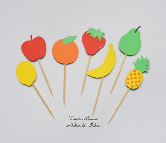 Topper de Doces Frutinhas (20 Unidades)