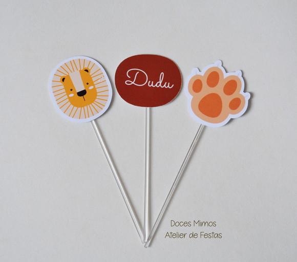 Topper de Doces Leãozinho