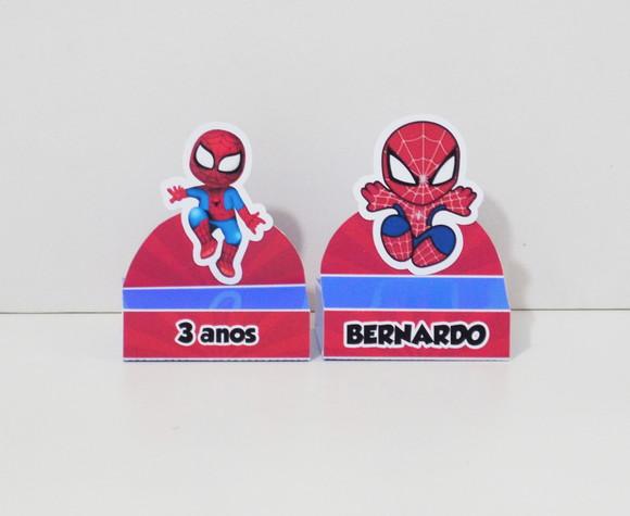 Porta Chocolate Duplo Homem Aranha
