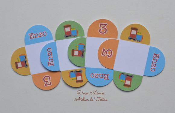 Forminhas Trenzinho (35 Unid.)