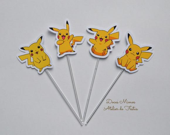 Topper para Doces Pikachu