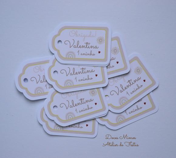 Tag Lembrancinha Sunshine Personalizada | Festa Infantil