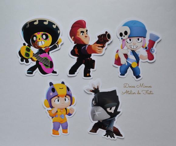 Aplique Tubete Brawl Stars