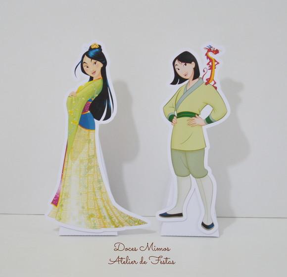 Totem de Mesa Mulan c/ Caixa Pirâmide
