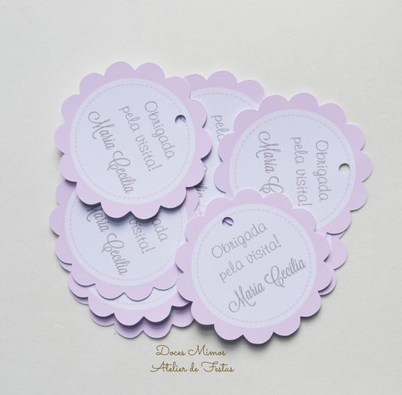 Tag Lembrancinha Personalizada Maternidade | Baby e Delicada