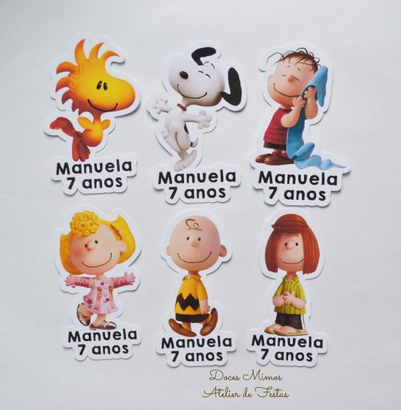 Aplique Tubete Snoopy