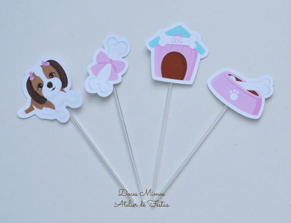 Topper de Doces Cachorrinha