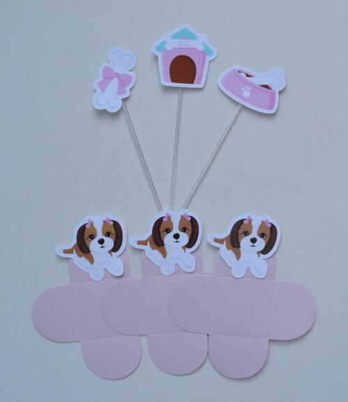 Cachorrinha Forminhas + Toppers