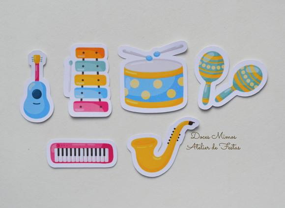 Apliques Instrumentos Musicais